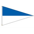 Nylon 2 Stripe Custom Pennant (12"x18")